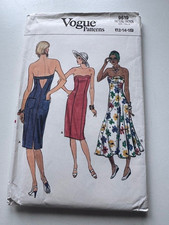Vintage Vogue 9619 Pattern size range 12-16 new and uncut
