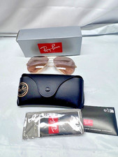Ray-Ban 0RB3025 Sunglasses-Aviator Large Metal-Pink Mirror Grad Grey-