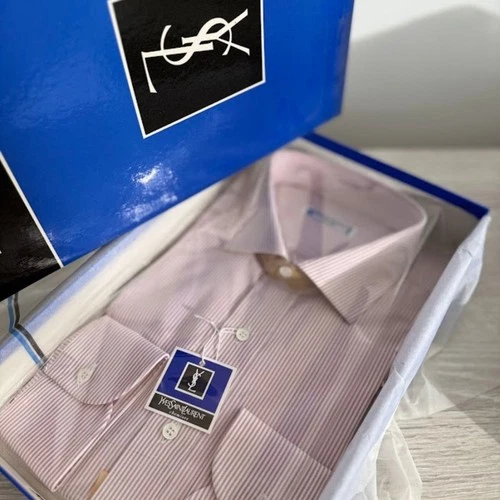 Vintage Yves Saint Laurent COTTON 80s Unisex Shirt COLOR & SIZE LIVE