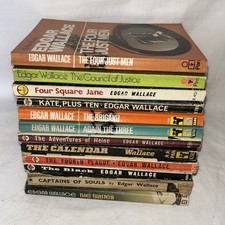 Vintage Paperback Books x12 Edgar Wallace Bundle 1960’s