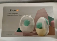 NEW Willow Go Wearable Double Electric Breast Pump Kit Cord Free 