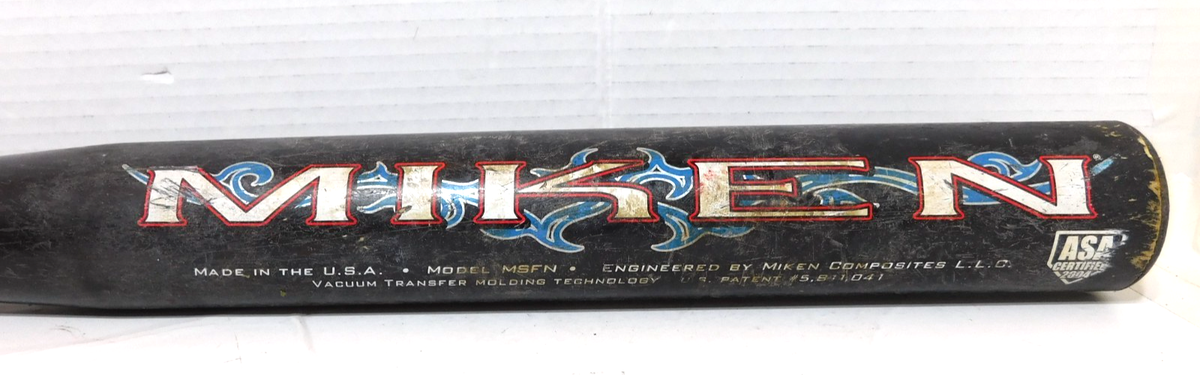 Batte De Softball Miken Freak 98 Slowpitch – 34" 27 Oz – Modèle MSFN 2004 – Occasion