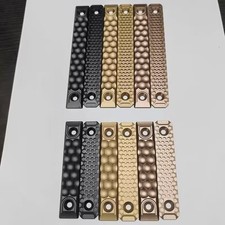 Aluminum Rail Cover Long and Short Version Railscale for Keymod M-lok 80MM 120MM