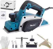 3-1/4 Inch Electric Hand Planer, 16000RPM Power Handheld Planer Adjustable 0-2Mm