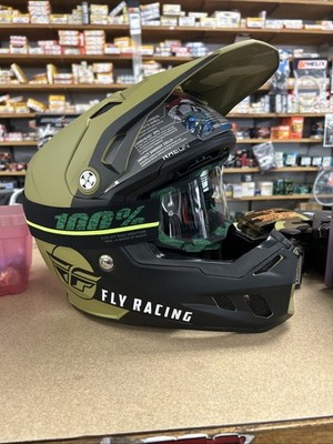 Fly Racing Formula CC Carbon Composite Shell-size Medium/goggles Included