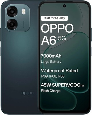 Oppo A6 5G ( Sapphire Blue, 4GB-128GB ) MediaTek Dimensity 6300 Global Version