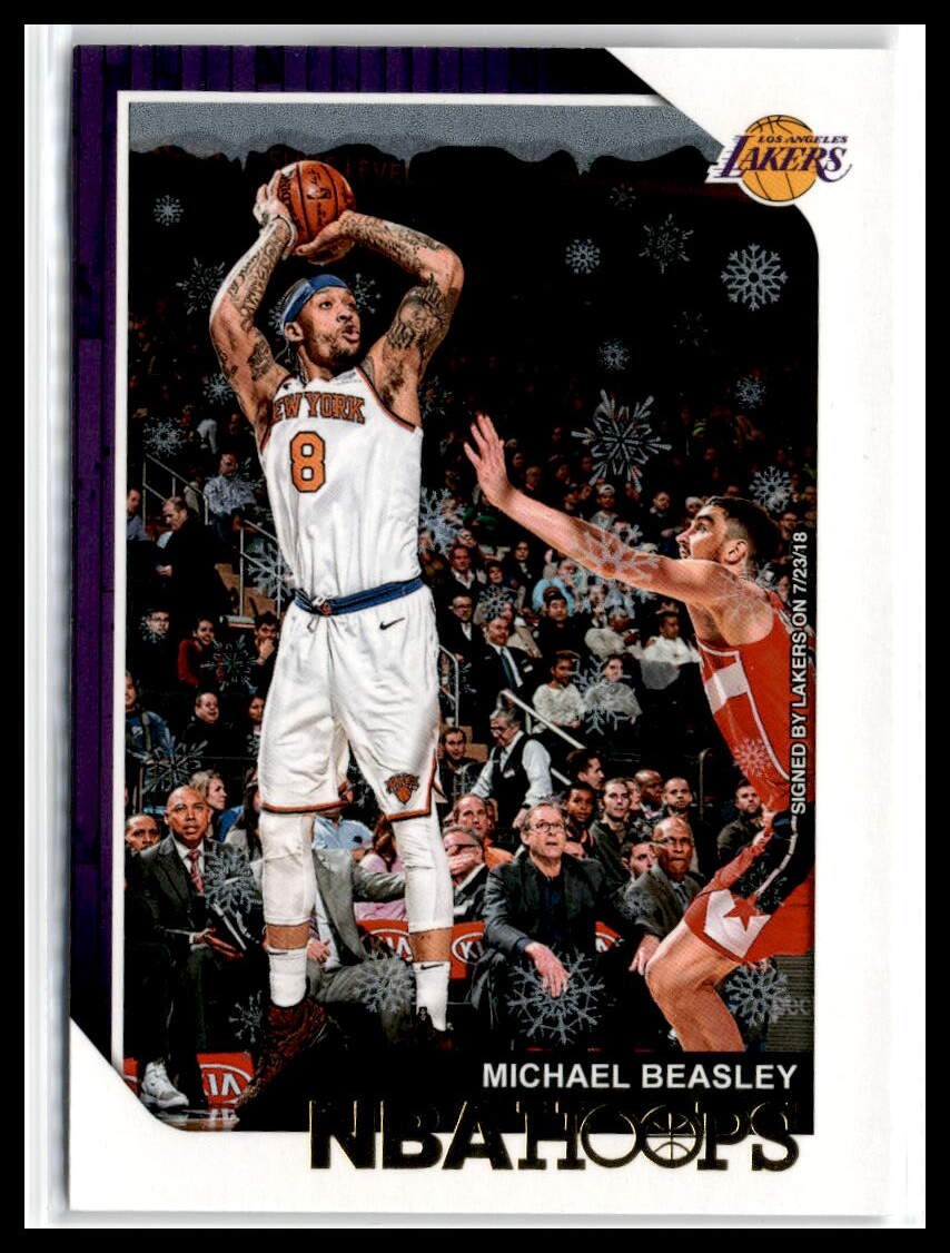 Michael Beasley 2018-19 Hoops Winter #38 Los Angeles Lakers