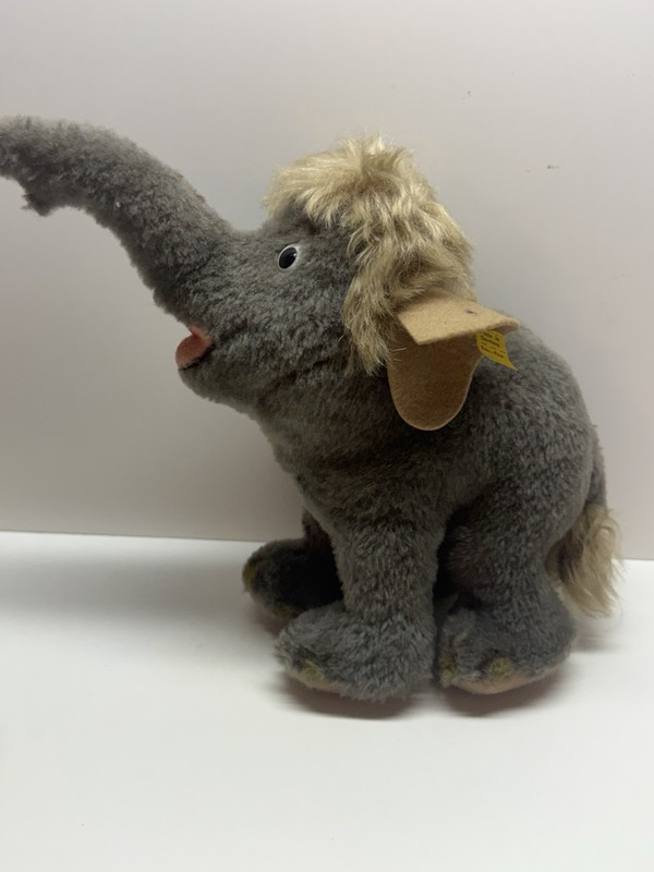 Disney Jungle Book "Baby Hathi" Elephant Steiff Plush 1968 w/ ID Button