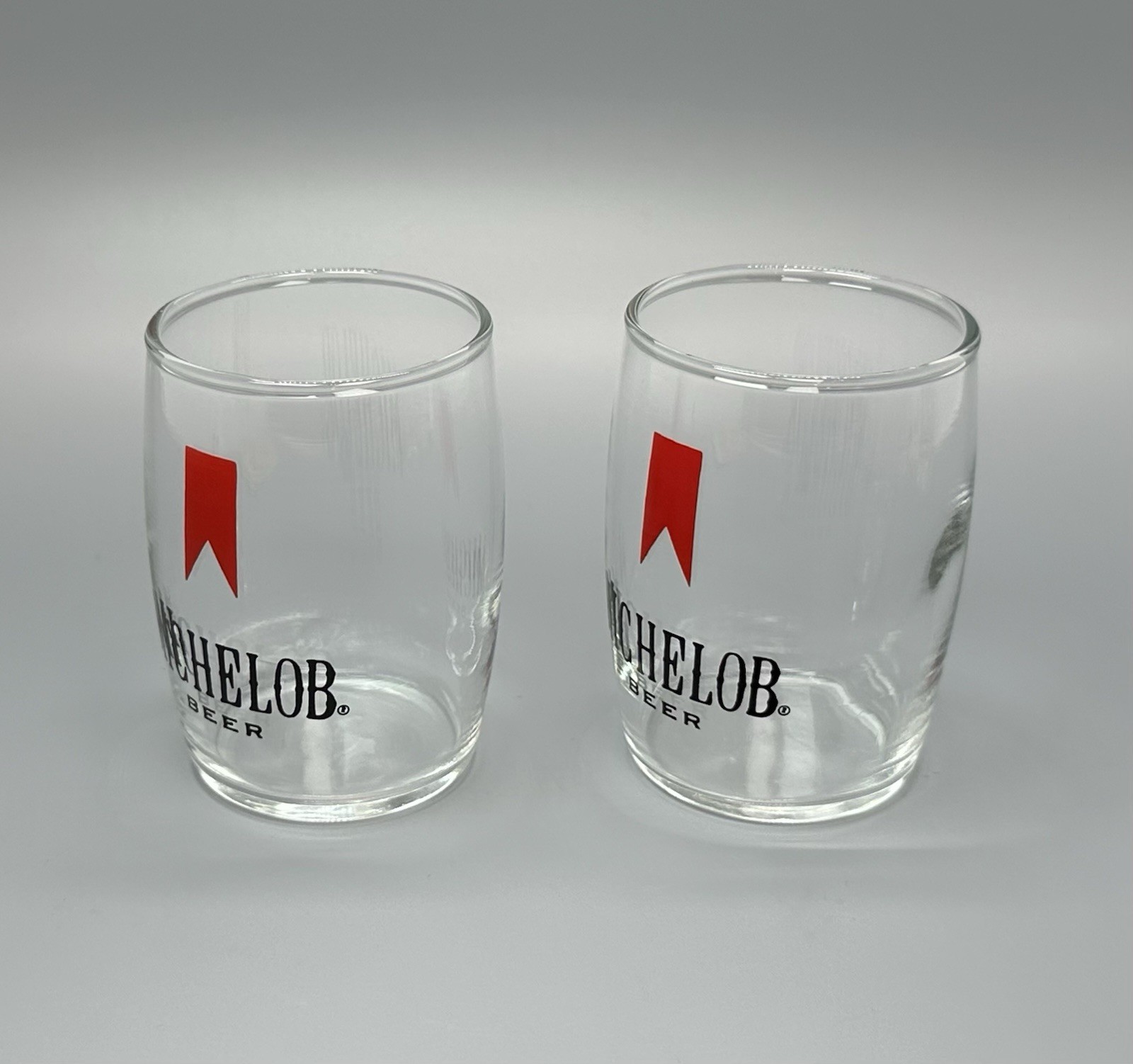 Michelob Beer Glass & Coasters Set / Vtg Tavern Advertising / Man Cave Bar Gift