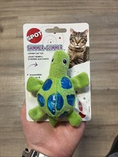 SPOT Catnip Shimmer-Glimmer Turtle Cat Toy Assorted Colors