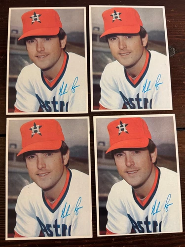 Lot of 4 1980 Topps NOLAN RYAN Jumbo Card 5 x 7 Card #20 of 60
