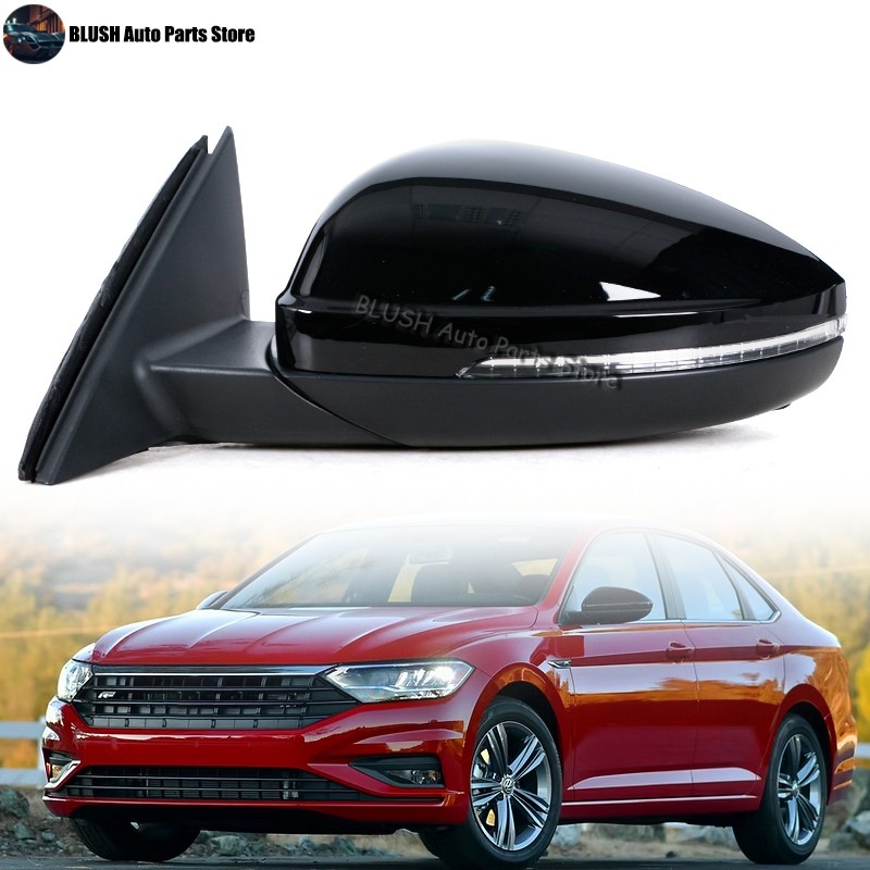 Left 6Pin Side Door Wing Mirror Heated Turn Signal For VW Jetta MK7 2019-2020