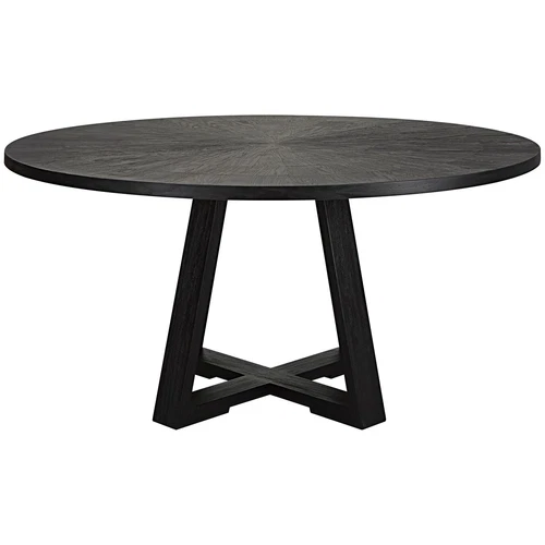 Uttermost Gidran Round Black Dining Table - Picture 4 of 5