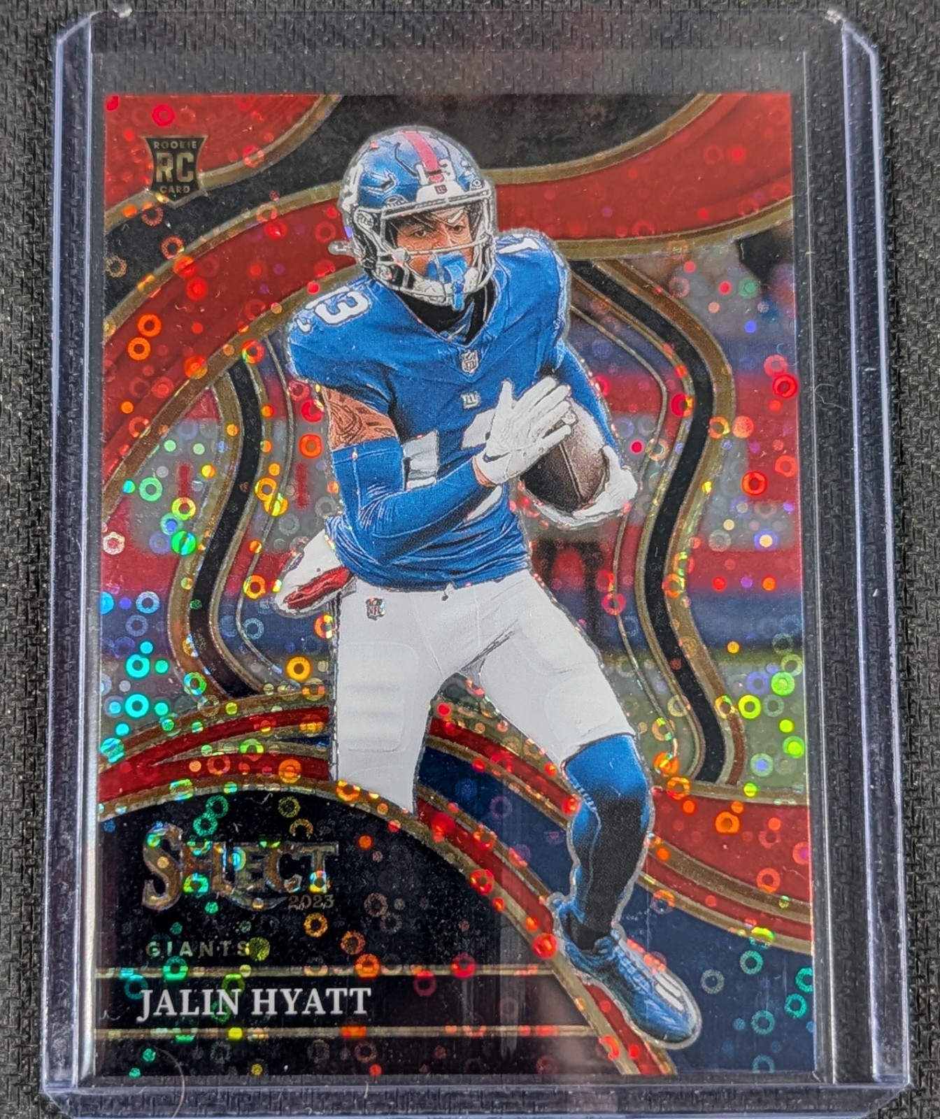 2023 Panini Select - Club Level Jalin Hyatt #263 Red Disco Prizm /49 (RC)