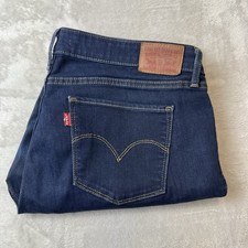 Levi  s 711 Skinny Jeans Women  s 31 Dark Wash Stretch Denim Slim Fit Tapered Leg