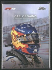 2025 Topps Chrome F1 Carlos Sainz #HC-7 Helmet Collection Refractor (C)