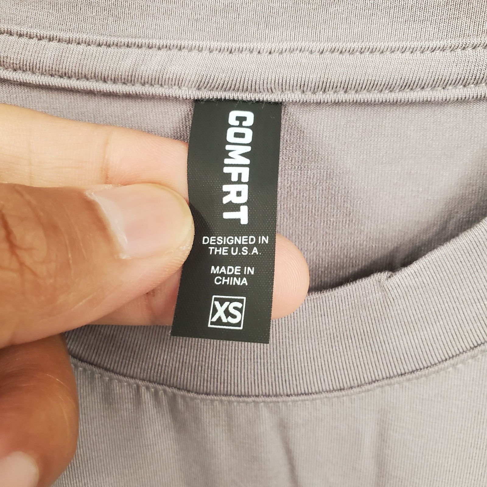 Comfrt Loungewear Cloud Tee Women Size XS NWT Oversized NWT Short Sleeve Crew