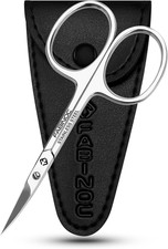 Curved Cuticle Scissors for Women  Men - German Quality Stainless Steel