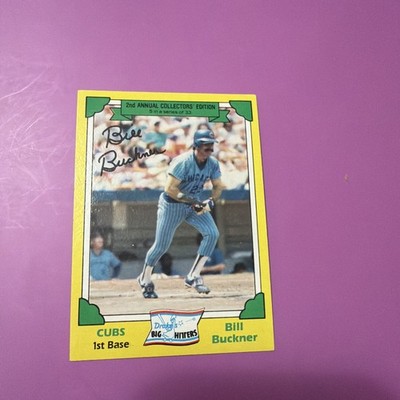 Chicago Cubs Bill Buckner 1982 Topps Drakes Big Hitters #5