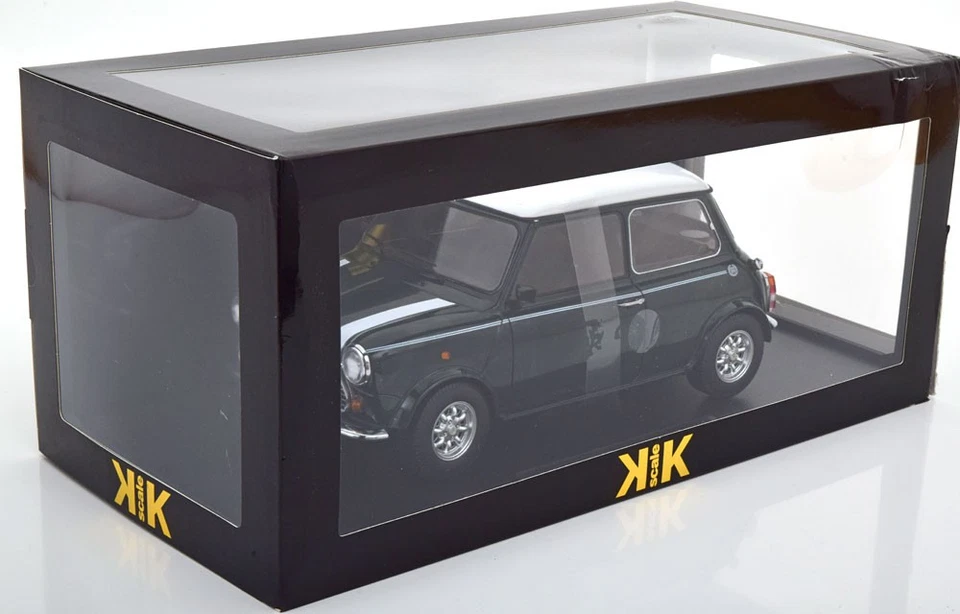 1:12 KK-Scale Mini Cooper RHD darkgreen/white - Bild 3 von 4