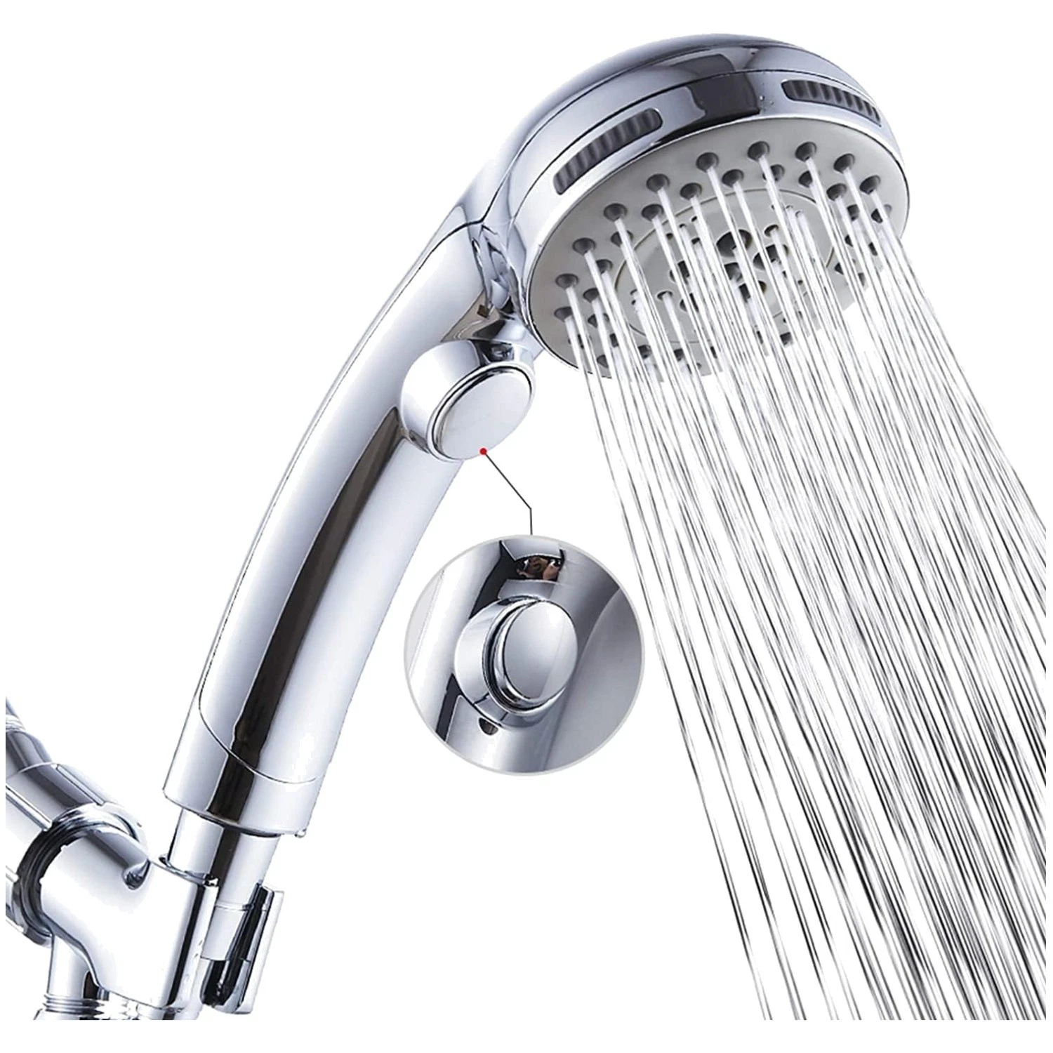 Adjustable Angle Handheld Shower Head - Easy Installation