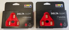 2x LOOK Delta Cleat 9° Rot   Pedalplatten  S...