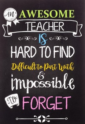 Teacher Notebook: An Awesome Teacher Is ~ Journal or Planner for Teacher Gif...