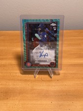Kevin Alcantara 2025 Topps Chrome Update Aqua Wave Auto 138/199
