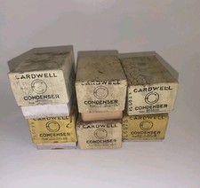 LOT OF CARDWELL CONDENSERS IN BOXES