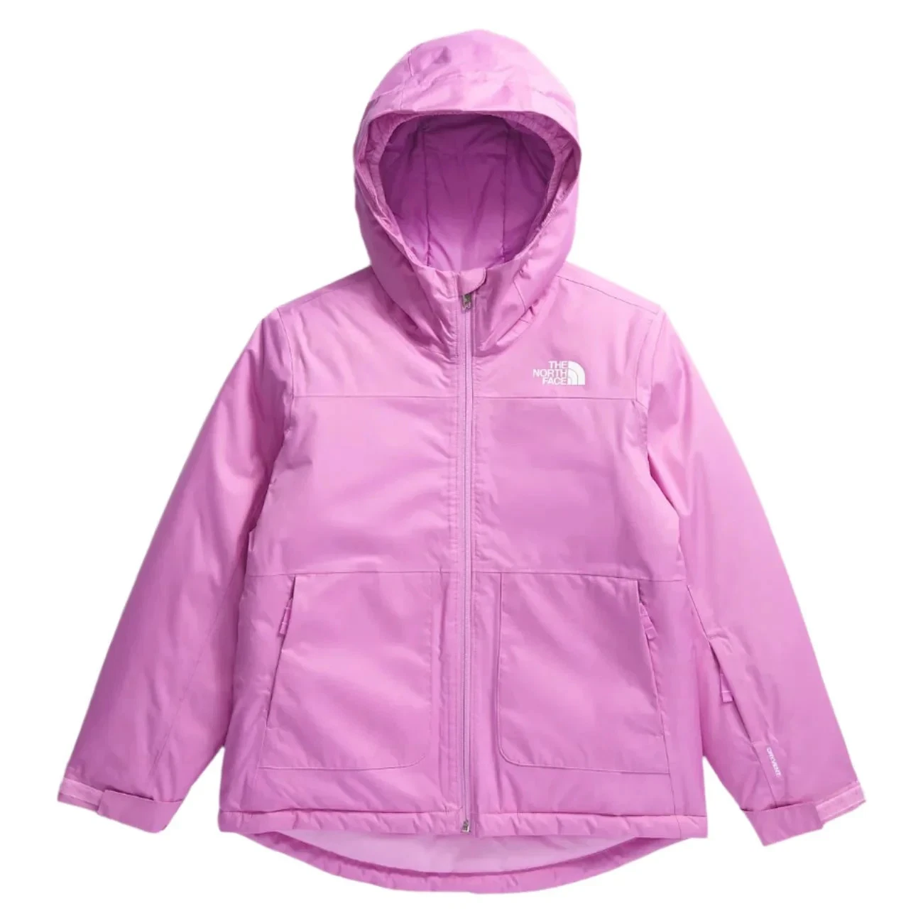 THE NORTH FACE TEEN HOODED Insulated Winter Jacket Pink Parka Ski Jacket