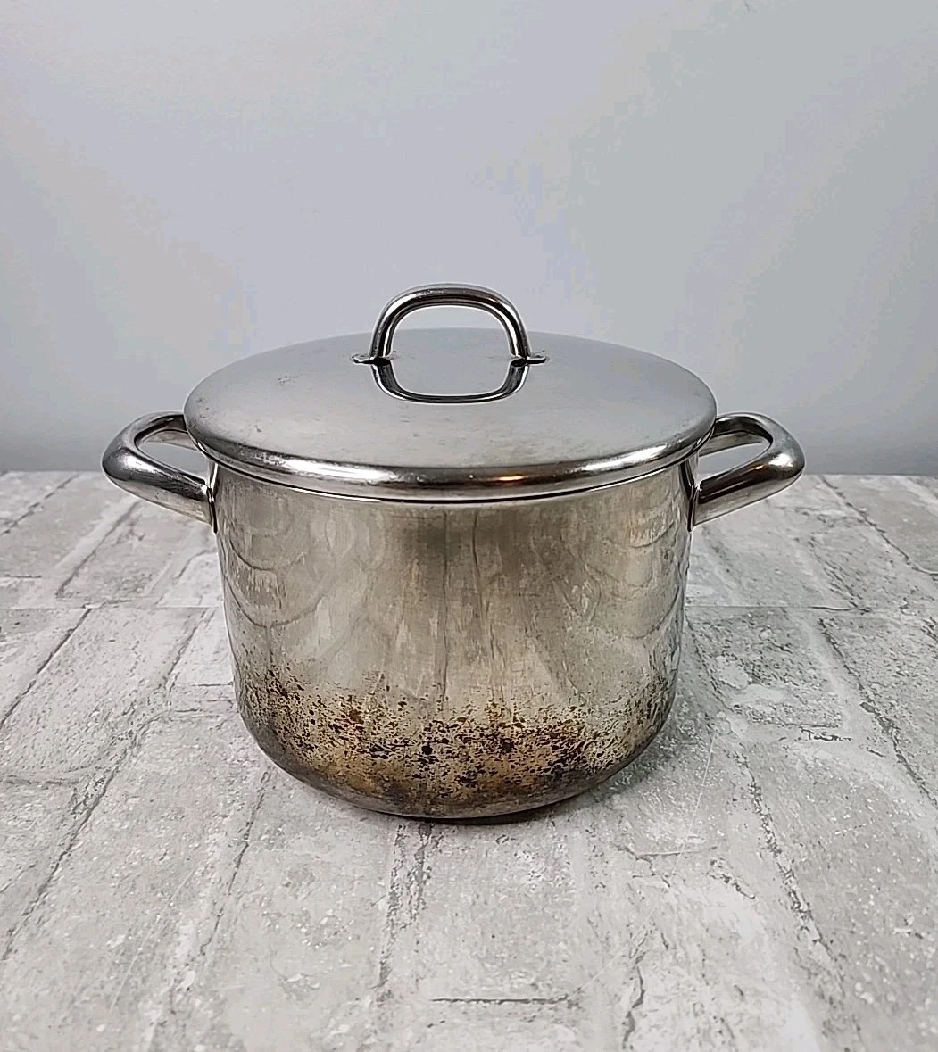 Silampos Smythe & Cook Stainless Steel Stockpot & Lid 7.5"x5" Made in Portugal