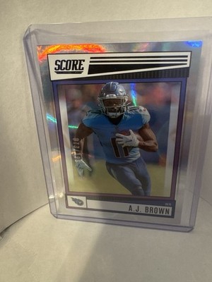 Panini 2022 Score A.J. Brown Tennessee Titans #28 Racer Parallel /199