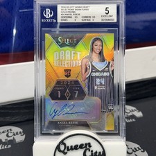 2024 Panini Select WNBA Draft Selections Signatures GOLD Prizm ANGEL REESE #/10