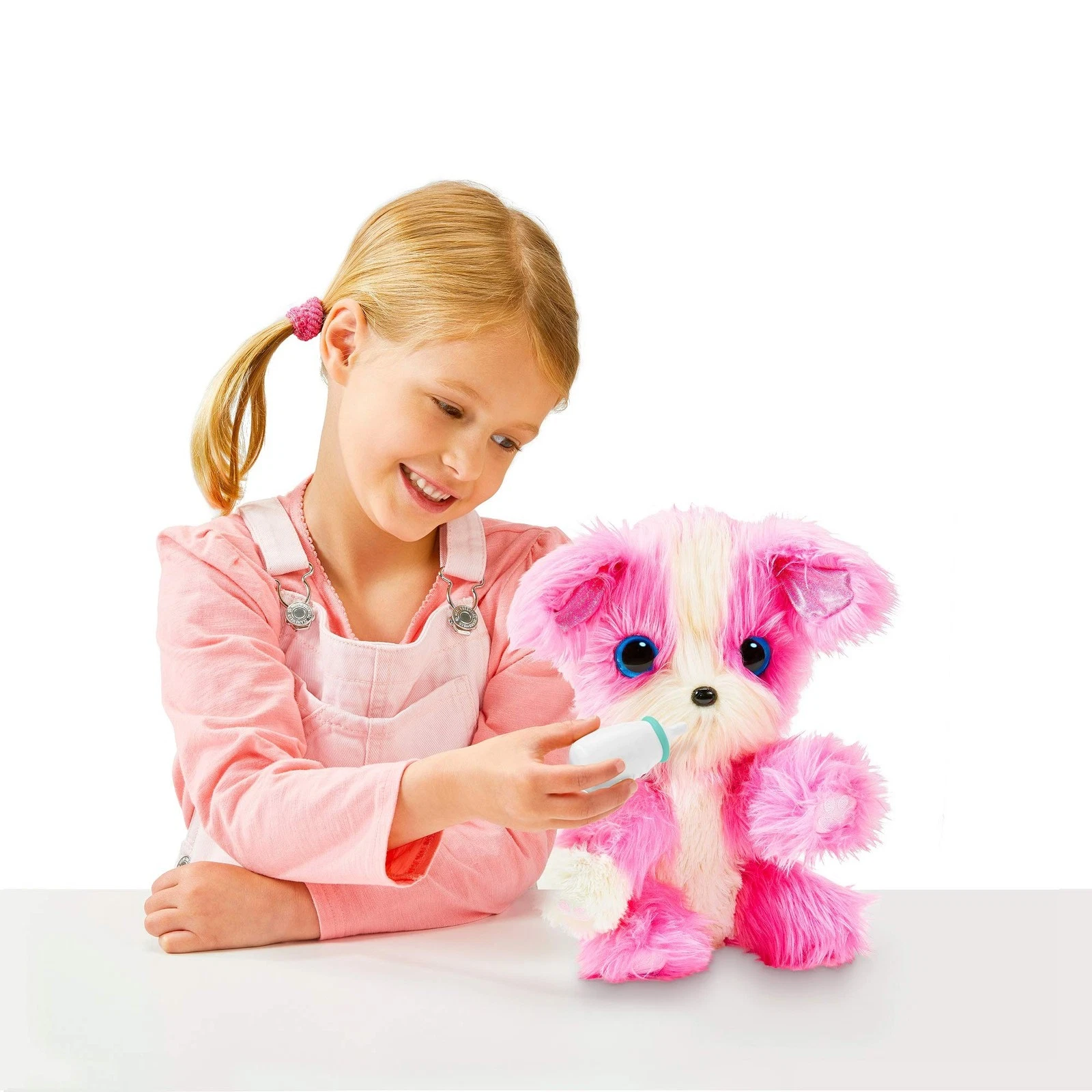 Adoptanimals 63040640 Electronic Interactive Pet, Plush, Pink