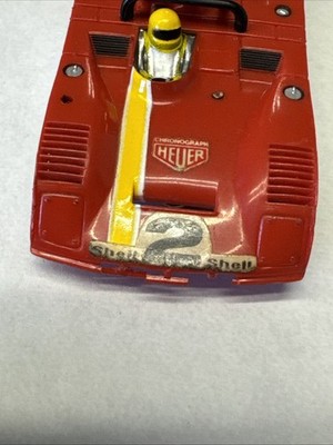Vintage 1970s Aurora AFX Red G-Plus Ferrari #2 Heuer 312 PB, 1732