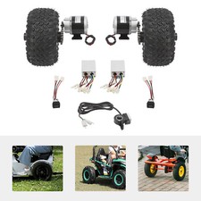 Double Wheel Motor Drive Conversion Kit For Electric Beach Scooter 350W 24V 10"