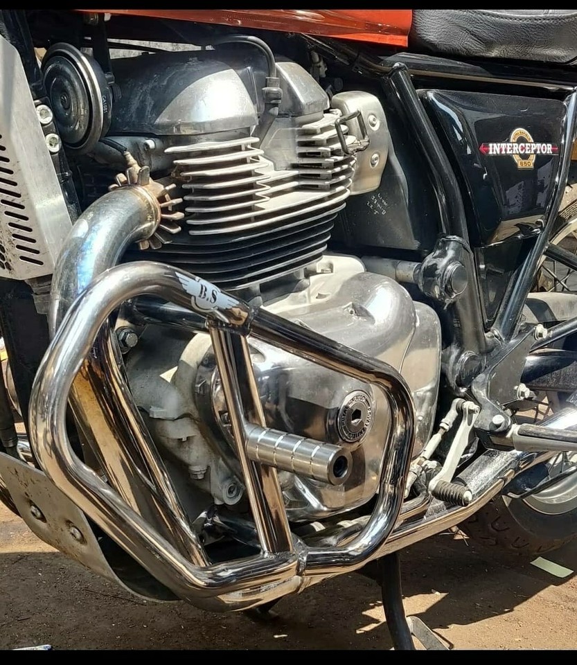ROYAL ENFIELD INTERCEPTOR & CONTINENTAL GT 650 CRASH GUARD | eBay