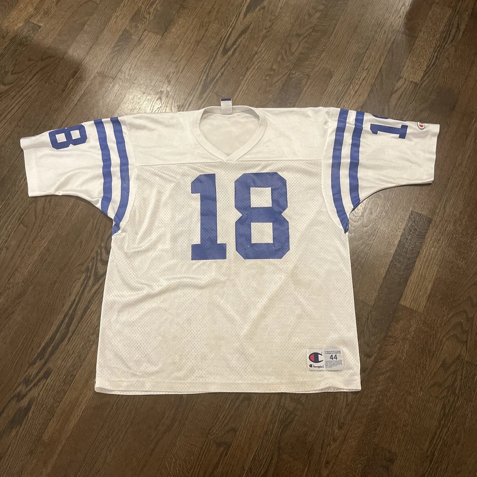 Camiseta Indianapolis Colts Peyton Manning Grande Para Hombre 44 Campeón Blanca Payton NFL Foto 2 de 4