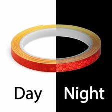 26FT Reflective Safety Tape Self Adhesive pinstripe Sticker Strip Decal 1CM