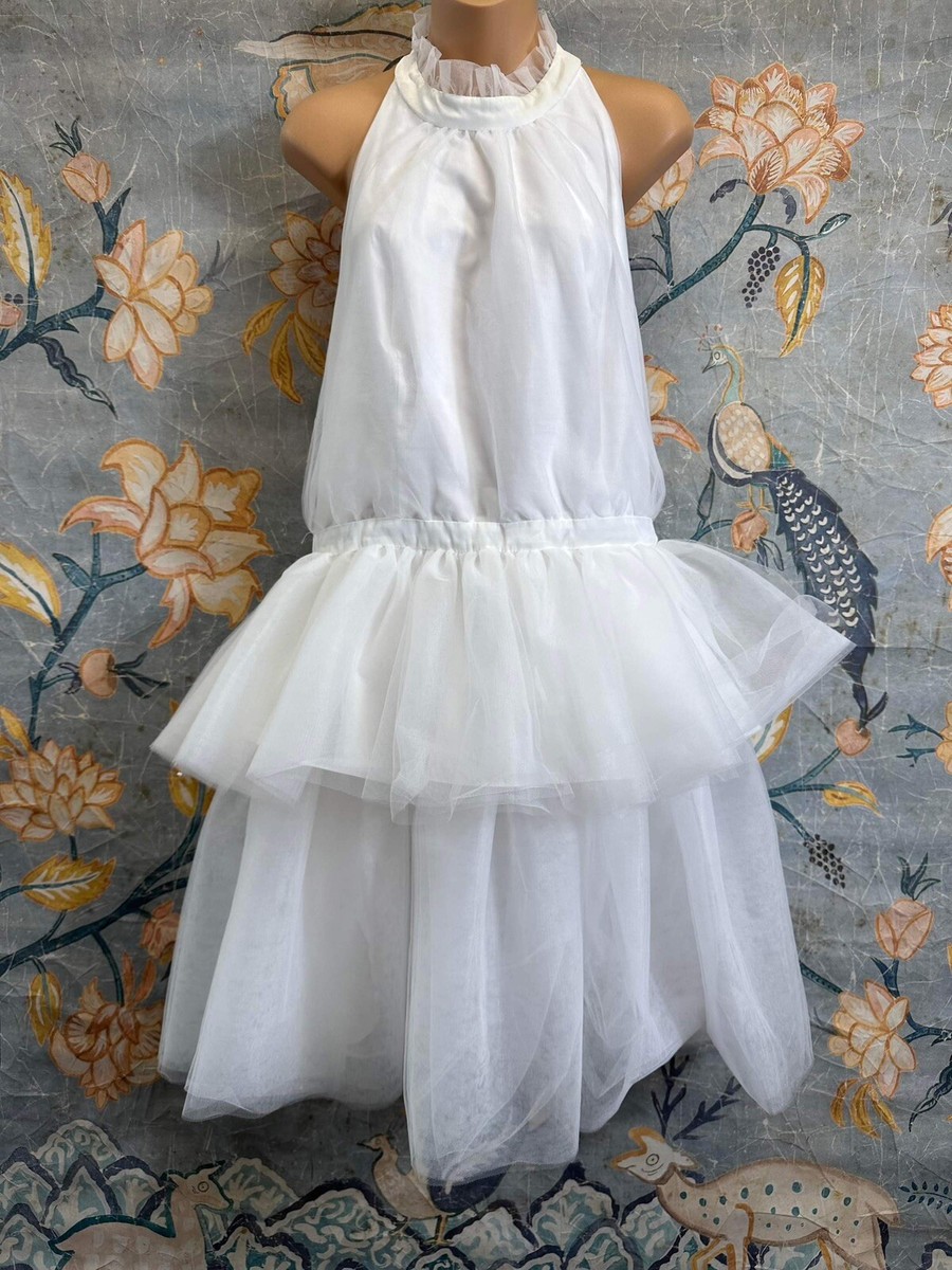 New Hutch Tulle Halter Mini Dress size 16 | eBay