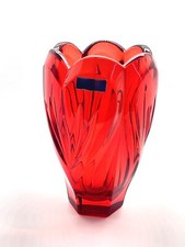 Waterford Marquis Sweet Memories Red Lead Cyrstal Vase 6 1/2"