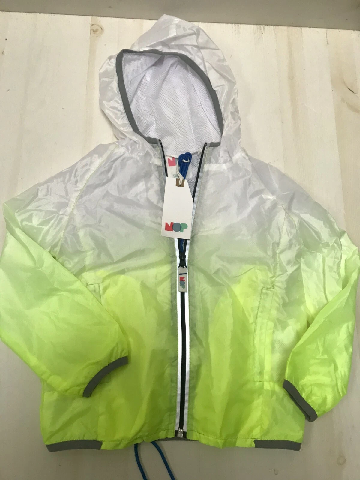 Noppies Nop Unisex Kids Summer Jacket , Windbreaker with Reflective stripes. 116