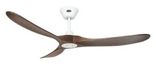 Energy Saving Fan Remote Control Eco Genuine White Walnut DC Fan