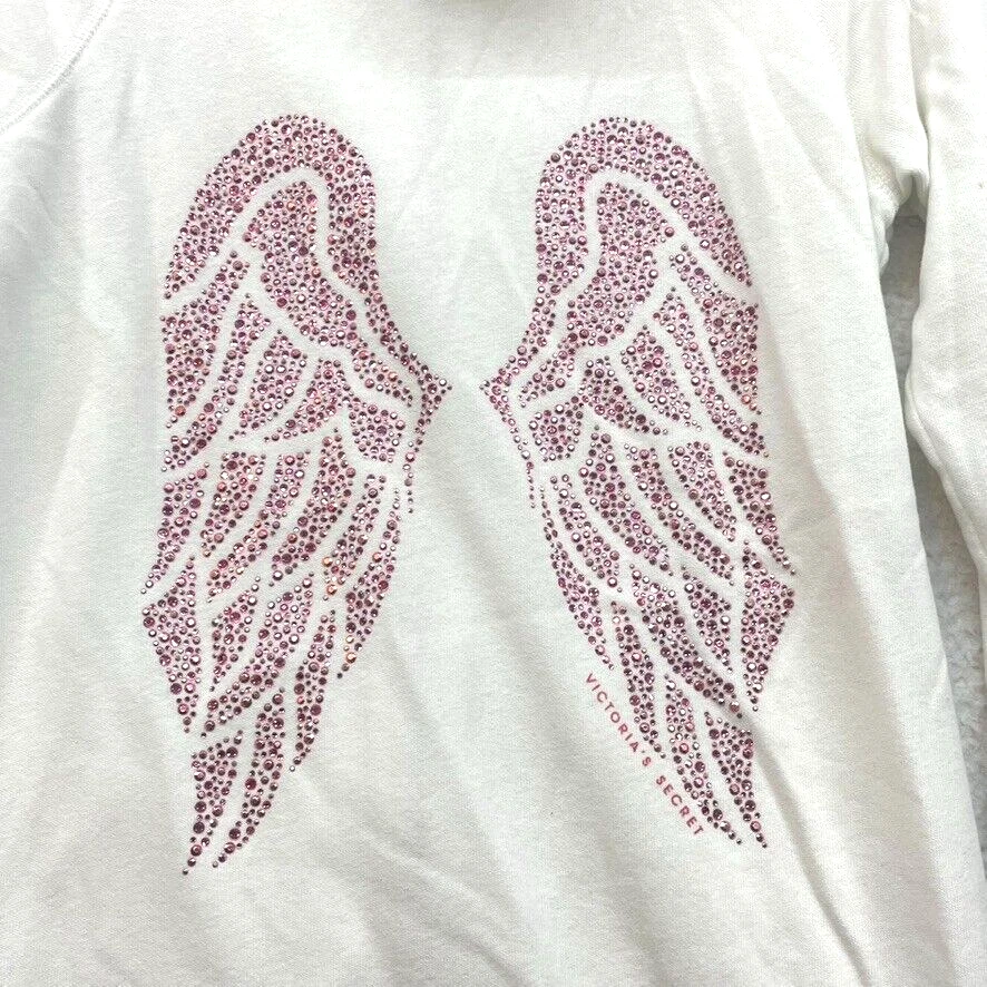 victoria-secret-vs angel wings bling full zip y2k hoodie