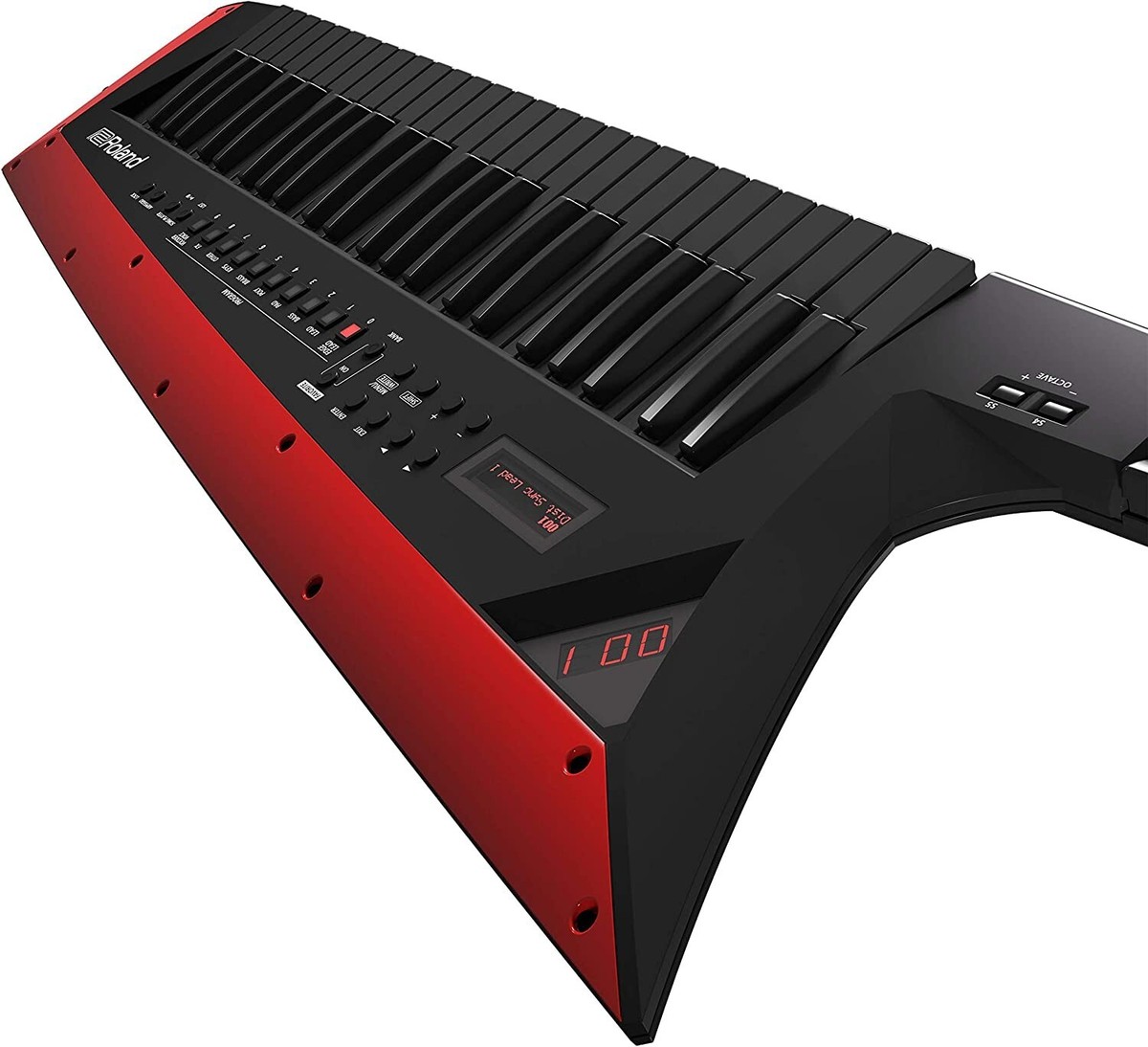 【8日まで値下げ】Roland AX-EDGE B ブラック Roland AX-EDGE-B 49 Key Portable Keyboard Synthesizer Black