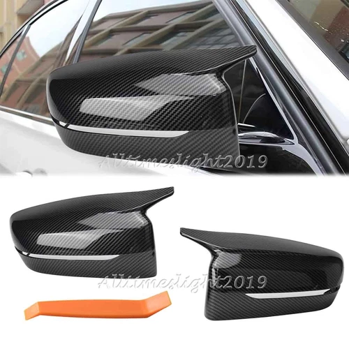 M Style Side Mirror Cover Caps For BMW 4 series G22 G23 G26 2020-24 Crabon Fiber
