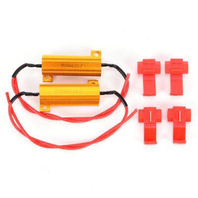 3157 Decoder Load Resistor Fix LED Turn Signal Hyper Flash Error Free Canceler - Foto 3