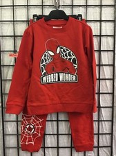Marvel Kids Spider-Man 2 Piece Sweatshirt/Pants Set Size 7 / EU 122cm