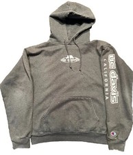 Vint Men’s Champion UC Davis Aggies Gray Hoodie Sweatshirt Medium Uni Cali NCAA