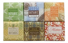 Set of 6 Greenwich Bay Shea Butter Bath Bar Soap, 6.35 oz., LUXURY ASSORTMENT